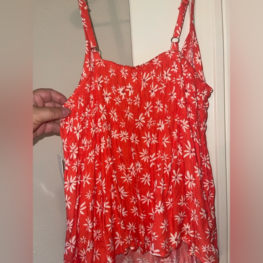 Red Floral Sundress